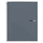Caiet cu spira Miquelrius Original, A4, matematica, 80 file, coperta cu tratament antiviral si antibacterian, grafit