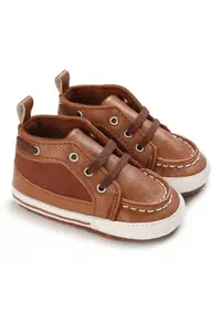 Pantofi Cu Sireturi - Casual - Piele ecologica - Baieti - Maro