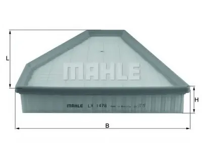 Filtru aer MAHLE ORIGINAL LX 1478