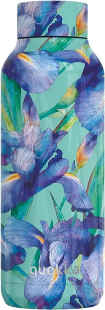 Sticlă termică Quokka Solid - Blue Irises, 510 ml