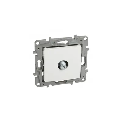 TV single star priza Niloé - F type - attenuation 1 dB - alb