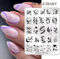 Matrita metalica stampila unghii Nicole Diary X014
