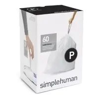 Saci de gunoi 60 buc. retractabili 60 l P – simplehuman