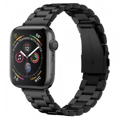 Curea Spigen Modern Fit pentru Apple Watch 49mm / 46mm / 45mm / 44mm / 42mm Series, Neagra 062MP25403