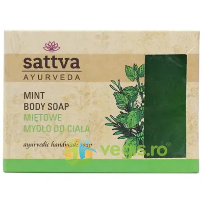 Sapun Ayurvedic cu Glicerina si Menta 125g