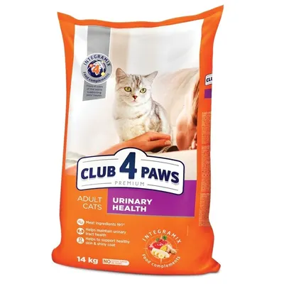 Club 4 Paws Cat Urinary - Hrana uscata premium - Pui - 14kg