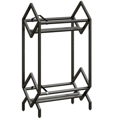 HOMCOM Organizator CD-uri pentru 50 CD-uri, Organizator Viniluri 2 Niveluri din Metal pentru DVD-uri, Cărți, Albume, Negru | Aosom Romania