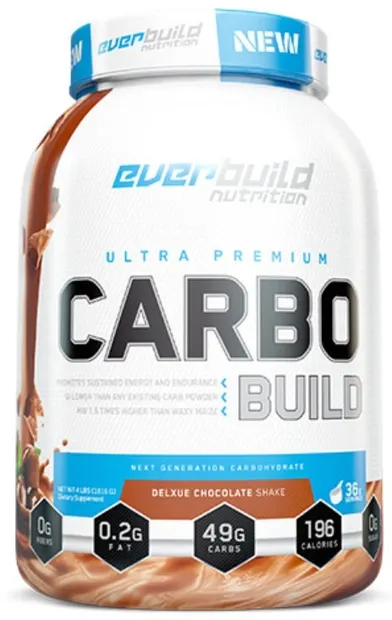 Ultra Premium Carbo Build, shake de ciocolată de lux, 1.81 kg, Everbuild
