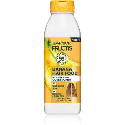Garnier Fructis Banana Hair Food balsam hranitor pentru par uscat 350 ml