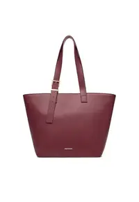 Geanta dama bordo - model C-AYSHA-KQ78 - material textil