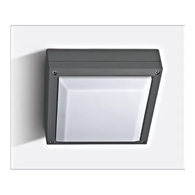 Plaza-Q2 LED, 2x20W, E27, 100-240V, IP54, alu,antracit
