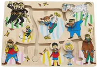 Puzzle din lemn Pippi - Labirintul lui Pippi