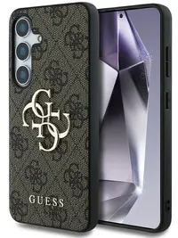 Husă Guess - Metal Logo, Galaxy S25 Plus, maro
