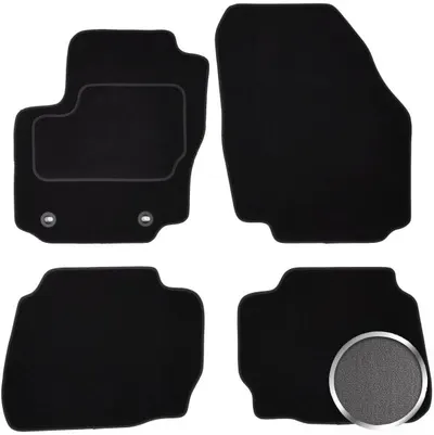Covor podea MAMMOOTH Velours, 4 buc., fata spate, set, culoare gri, potrivit FORD MONDEO IV 03.07-01.15, Saloon