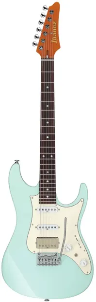 Chitară electrică Ibanez - AZ2204 NWMGR w/Case, albastru /alba