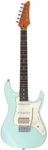 Chitară electrică Ibanez - AZ2204 NWMGR w/Case, albastru /alba