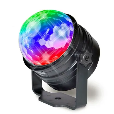 Glob luminos disco, Bontempi, Cu telecomanda si lumini LED, Multicolor
