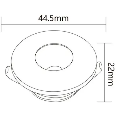 Minicob 3w Spot Tip Downlight 3000k