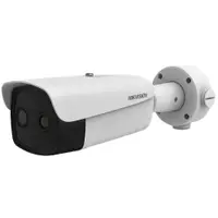 Camera bullet IP cu termoviziune Hikvision DS-2TD2637B-10/P pentru masurarea temperaturii corpului, PoE