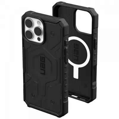 Husa MagSafe pentru Apple iPhone 16 Pro, Urban Armor Gear, Pathfinder, Neagra