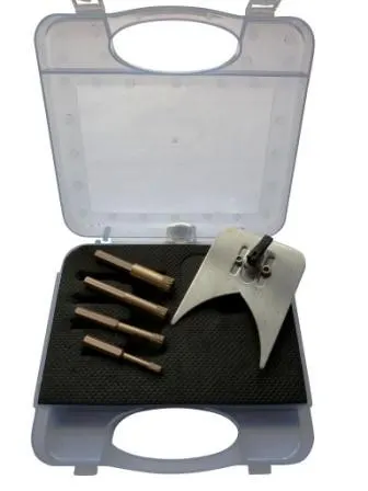 Set carote diamantata pt. gresie portelanata & piatra - diam. 6, 8, 10, 14mm - cu ceara- Super Premium - DXDH.80409.Satz6-14