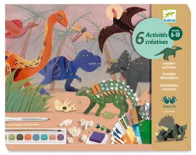 Set creativ Djeco - Dinozauri