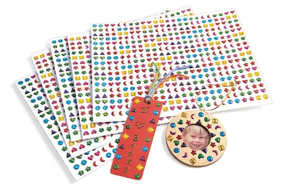 Set de 2150 de stickere strălucitoare