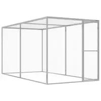 Gossi cusca pentru pisici, 3x1,5x1,5 m, otel galvanizat