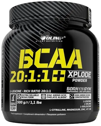 BCAA 20:1:1, pară, 500 g, Olimp