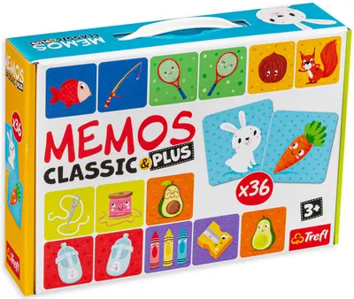 Joc de memorie Memos Classic&Plus: Logica - Pentru copii