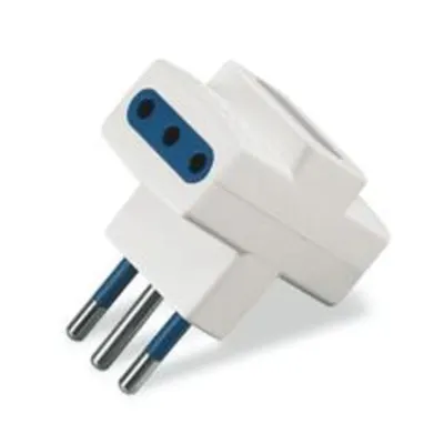 2-Way Adaptorn2p+e-10a-(s11) White 2x2p+e-10a-(p11)