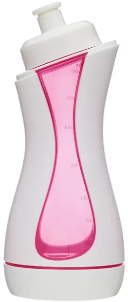 Sticla sport iiamo sport - Alb si roz, 380 ml
