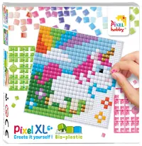 Mozaic cu pixeli Pixelhobby - Bebeluș de unicorn, XL
