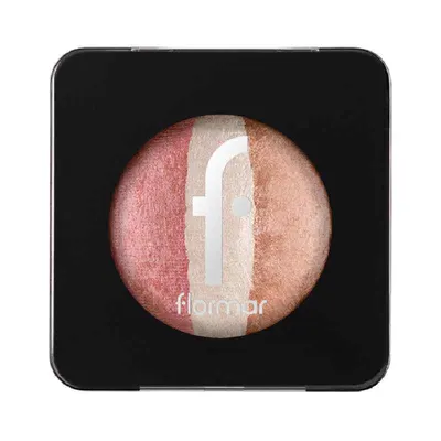 Fard de obraz Baked Blush-On No 53 Pinky Trio, 4g, Flormar