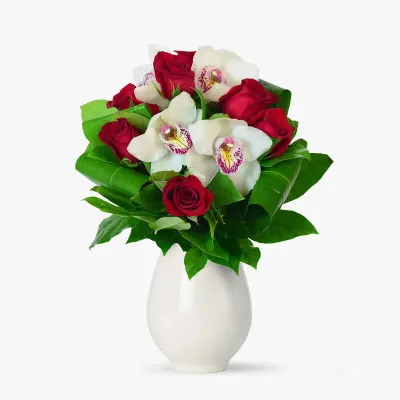 Buchet cu orhidee cymbidium