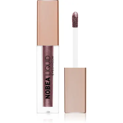 NOBEA Metal Liquid Eyeshadow lichid fard ochi culoare Sparkling Grape #E07 4 ml