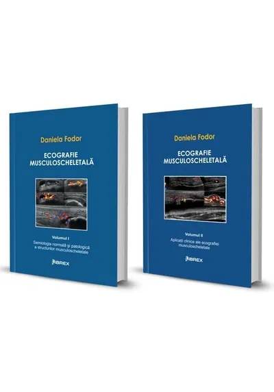 Pachet Ecografie musculoscheletală - Daniela Fodor - Vol. I + Vol. II