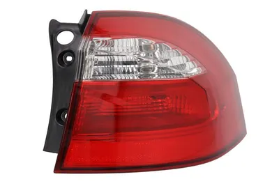 Stop tripla lampa spate dreapta potrivit KIA RIO LIFTBACK 2011-2016 - ( exterior , Semnalizator alb, culoare sticla alb-rosu)