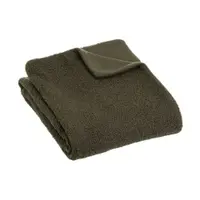 Pătură verde din sherpa 130x160 cm Sherpa Bouclé – Casa Selección