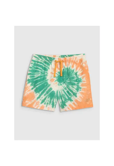 Pantaloni scurti de plaja baieti sintetic - multicolor