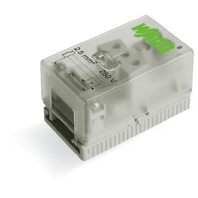 Supply module; for flat cable; 3 x 2.5 mm²; 3-pole; gray