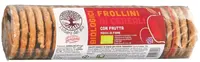 Biscuiți integrali organici cu fructe, 250 g, L'Albero del Bio