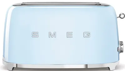 Toaster Smeg - TSF02PBEU, 1500W, 6 viteze, albastru