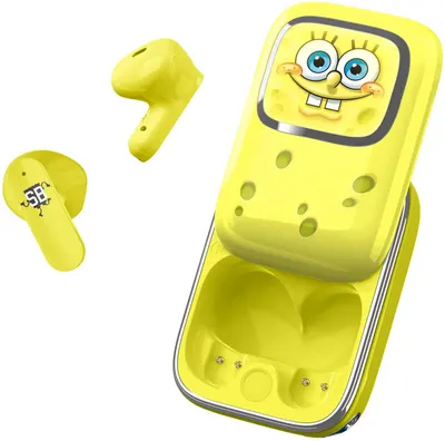 Căști wireless OTL Technologies - SpongeBob, TWS, Slide, galben