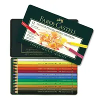 Creioane color Polychromos, 12culori, Faber-Castell