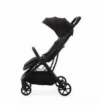 Carucior sport autofold Adamex Zoom Negru, pliere compacta cu o singura mana, pana la 22 kg, 6 luni+