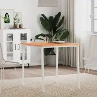 Gossi blat de masa patrat, 70x70x1,5 cm, lemn masiv de fag