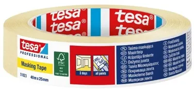 Bandă de hârtie Tesa Standard - 25 mm х 40 m