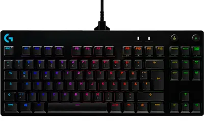Tastatura Logitech - G PRO KB Clicky, neagra