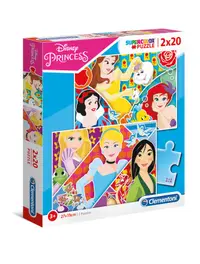 Puzzle 2x20 piese Clementoni Disney Princess